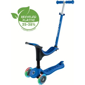 Globber Тротинетка със седалка 4 в 1 globber go up sporty light - тъмно синя - magazinko Тротинетка, скутер