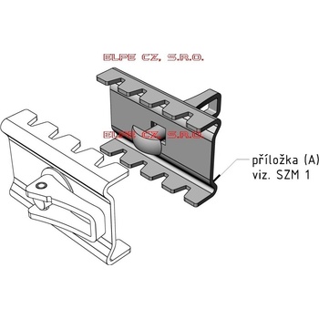 ARKYS ARK-213017 Spojka SZM 1-R "GZ" - pro spojení "žlab-žlab"