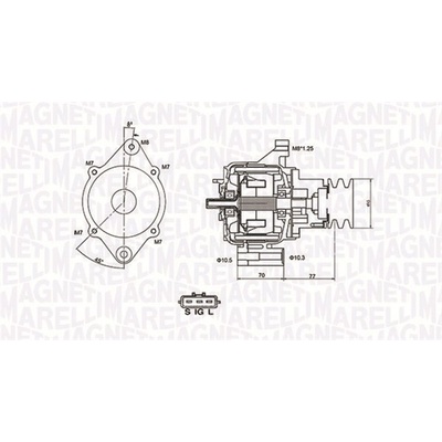 generátor MAGNETI MARELLI 063731367010