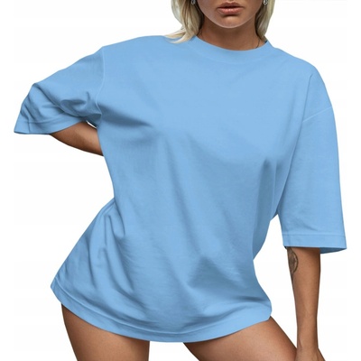 Dámske tričko Oversize T-Shirt bavlna voľná krátka šaty mini