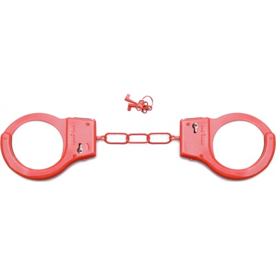 Shots Toys Metal Handcuffs Red