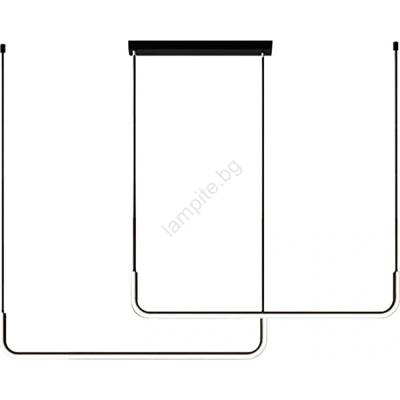 MILAGRO LED Пендел HORIZONT 2xLED/11W/230V черен (MI2562)