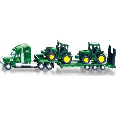 SIKU Farmer 1837 Tahač s podvalníkem a traktory John Deere