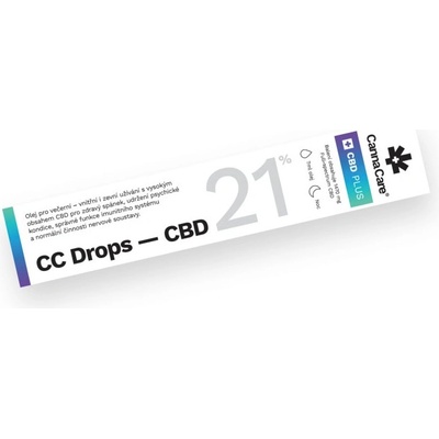 CannaCare Kvapky CC Drops s CBD 21% 7 ml
