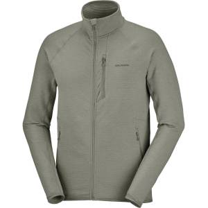 Salomon Мъжко поларено яке Salomon Essential Lightwarm Fleece jacket - Castor Gray (005-6023-0612)