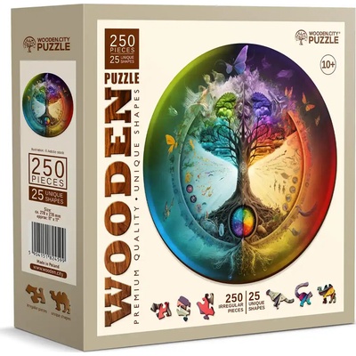 Wooden City Dřevěný strom života 250 dílků