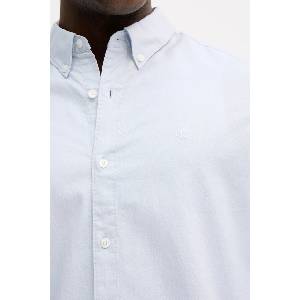 Calvin Klein риза мъжка от памук с еластан (LV140EM125) - answear - 93,86 лв