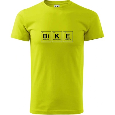 BiKE periodická tabuľka tričko Limetková