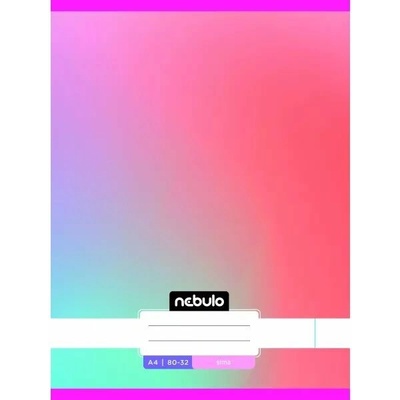 Monochrome a Gradient I. vzorovaný hladký zošit A4