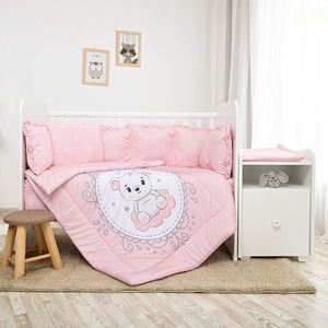 Lorelli СЕТ за легло Тренд РАНФОРС МЕЧО РОЗОВО (20800055902) - bebetabg