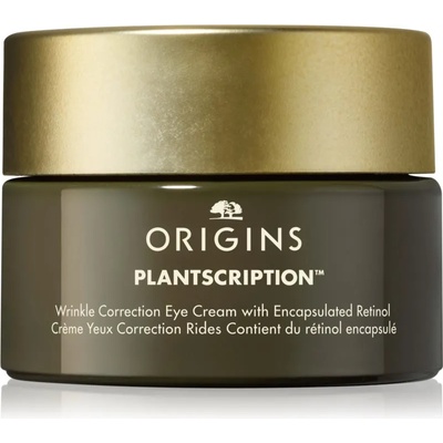 Origins Plantscription Wrinkle Correction Eye Cream With Encapsulated Retinol хидратиращ и изглаждащ очен крем с ретинол 15ml