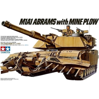 TAMIYA Tank M1A1 Abrams w/Mine Plow 1:35