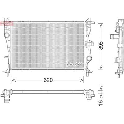 Chladič motora DENSO DRM06038