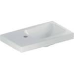 Geberit iCon - Умивалник 53x31x13 см, без преливник, отвор за смесител отляво, KeraTect, бял 501.833. 00.2 (501.833.00.2)