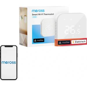 Meross Смарт WiFi термостат Meross MTS215MA(EU) (Matter) (MTS215MA-EU)