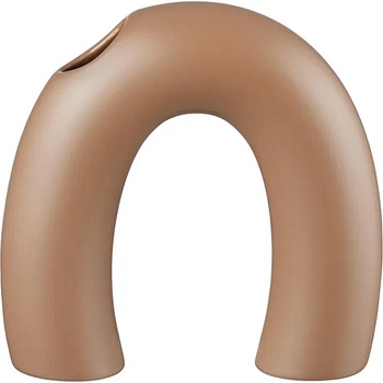 Blomus (Германия) Керамична ваза blomus kagetsu в кехлибарено-кафяв цвят - размер s (blomus 64662)