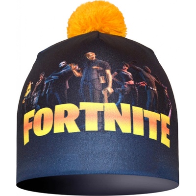 čepice dětská Fortnite zlatá zimní