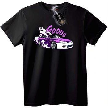 NOONEBRAND Тениска Гоооо Автомобил - L, Black