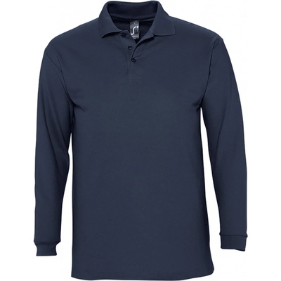 Sol's Winter II pánska polokošeľa s dlhým rukávom navy
