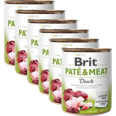 Brit Консерва Brit Paté & Meat Duck 6 x 800 г