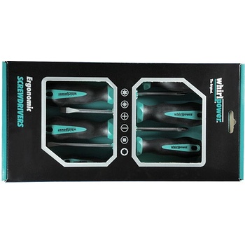 Sada skrutkovačov whirlpower® 171-0506, 6 dielna, Ergonomic