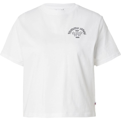 Tommy Jeans Тениска 'RETRO SPORT 2' бяло, размер S