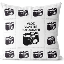 Impar Polštář s vlastními fotkami 13 fotek 55x55
