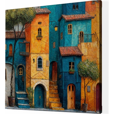 Obraz na plátně - Colorido y delgado FeelHappy.cz Velikost obrazu (šířka x výška): 60 x 60 cm