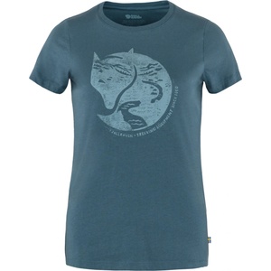 Fjällräven Дамска тениска Fjällräven Women's Arctic Fox Print T-shirt - Indigo Blue (116-4547-0513)