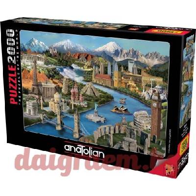 Anatolian Пъзел anatolian 3941 - 2000 части - Световни забележителности (p3941)