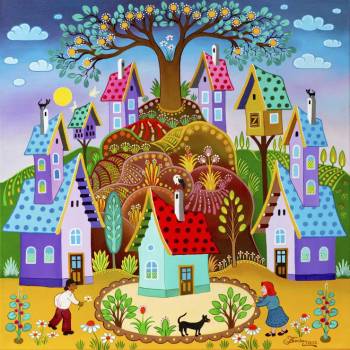 Alipson Puzzle - Puzzle Magical Community Garden - 1 000 piese
