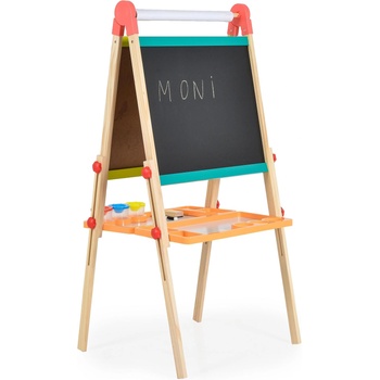 Moni Toys Дървена дъска за рисуване с магнити bpe318 (111727)