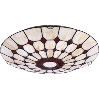 Brilagi - Витражно таванно осветително тяло DORAN в стил Tiffany 2xE27/60W/230V (BG2781)