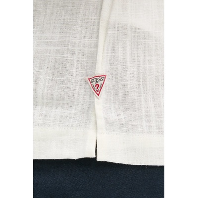 GUESS Риза с лен Guess MOSLEY (M5GH79.WH350)