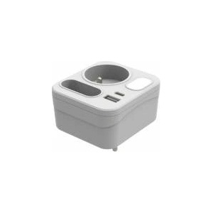 Duwi international MARINA 2x USB (A+C) PD 20W branch with night light indicator fast charging / 34110