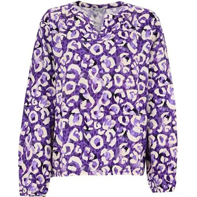 Hajo 19869 703 D Bluse Blousonform AOP 703 pflaume pflaume
