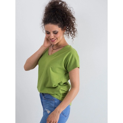 Tričko RV TS 4832.42P BASIC FEEL GOOD Zelená svetlo