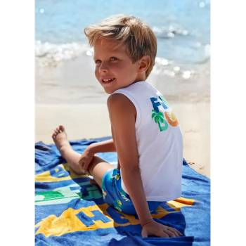 MAYORAL Потник в бяло Fun in the Sun за мини момче Mayoral