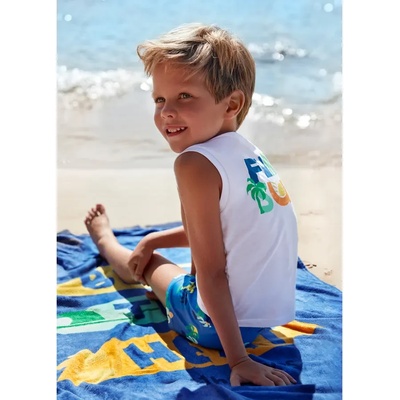MAYORAL Потник в бяло Fun in the Sun за мини момче Mayoral