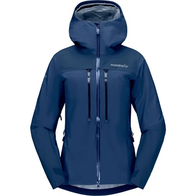 Norrøna Дамско водоустойчиво яке Norrøna Women's Trollveggen GORE-TEX Pro Light Jacket Waterproof jacket - Indigo Night (102-5034-0212)