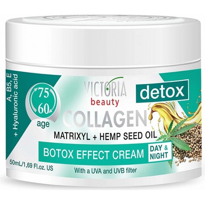 Victoria Beauty collagen 60+ Botox s matrixylem denní a noční 50 ml