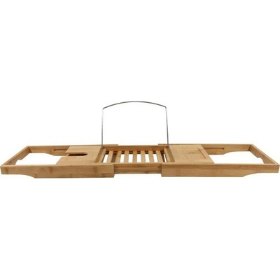 HIT HT-24501194 Polička bambusová na vanu flexibilní 70-105x22 cm