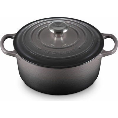 Le Creuset Kastrol SIGNATURE 24 cm 4,2 l FLINT litina