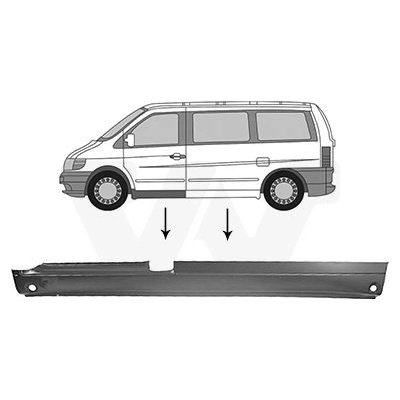 Nástupní panel VAN WEZEL 3078101