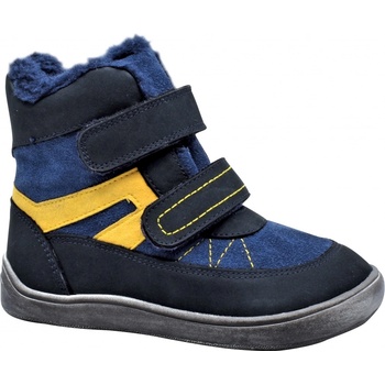 Protetika chlapecké zimní boty Barefoot Rodrigo modrá
