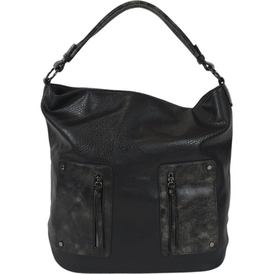 Черна дамска чанта - Leanis