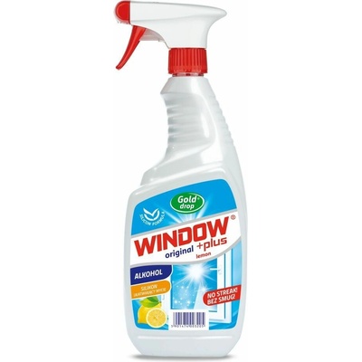 Gold drop Window Čistič na okná Citrón 750 ml