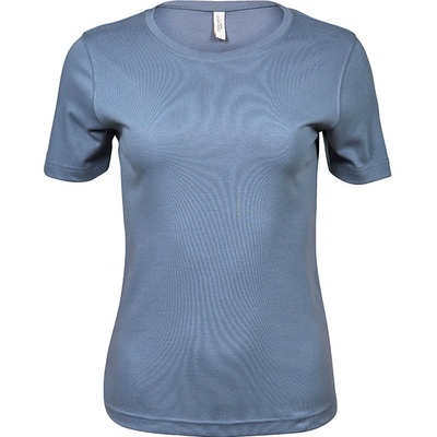 Silné tričko Tee Jays Interlock Šedomodrá