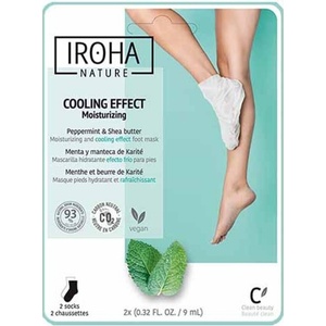 Iroha Nature Охлаждаща маска за крака с ментол, 1 чифт - baby