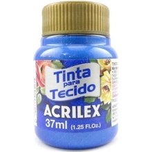 Acrilex Barva na textil 37 ml metalická modrá 559